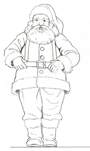 Santa / Father Christmas - Downloadable Plan Drawings